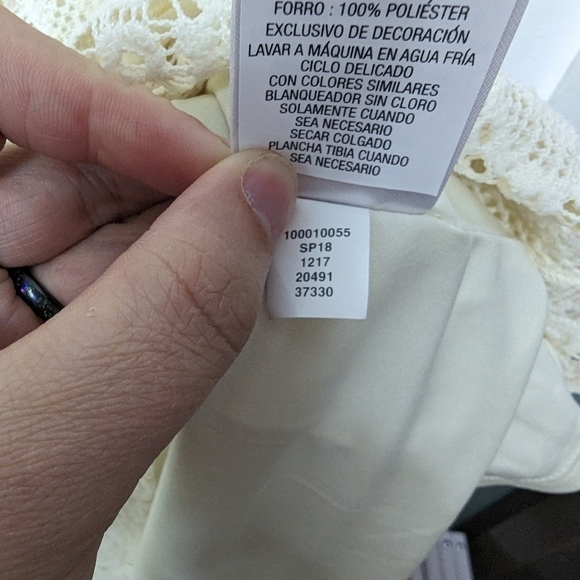 Charter Club Lace Fit and Flair Dress Sz L - Picture 5 of 11